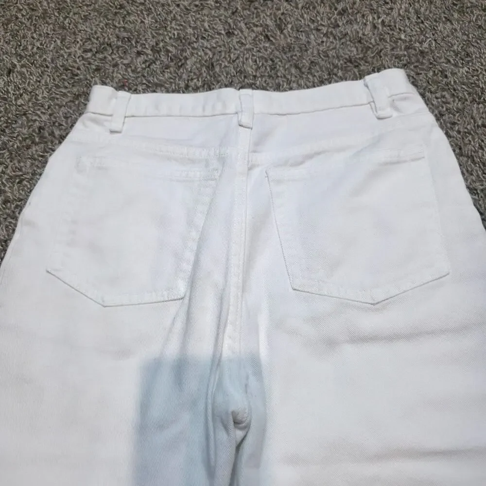 Faded glory catit capris white jean pants